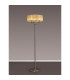 Banyan 3 Light Switched Floor Lamp With 45cm x 15cm Soft Bronze Organza Shade Satin Nickel/Soft Bronze-2
