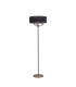 Banyan 3 Light Switched Floor Lamp With 45cm x 15cm Black Organza Shade Satin Nickel/Black-4