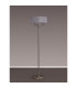 Banyan 3 Light Switched Floor Lamp With 45cm x 15cm Grey Organza Shade Satin Nickel/Grey-11