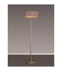 Banyan 3 Light Switched Floor Lamp With 45cm x 15cm Dual Faux Silk Fabric Shade Champagne Gold/Taupe-2