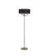 Banyan 3 Light Switched Floor Lamp With 45cm x 15cm Organza Shade Champagne Gold/Black-4