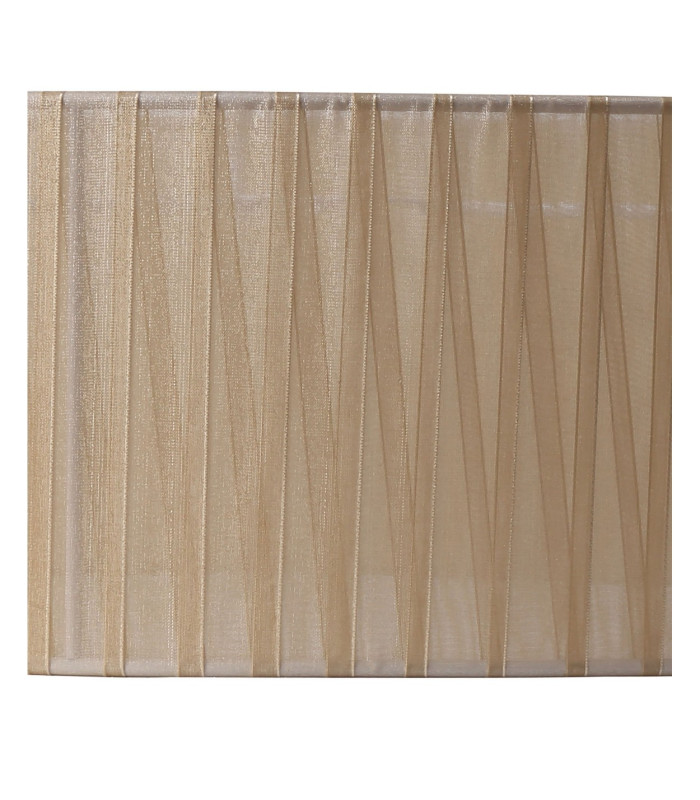 Banyan 3 Light Switched Floor Lamp With 45cm x 15cm Organza Shade Champagne Gold/Soft Bronze-8