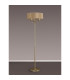 Banyan 3 Light Switched Floor Lamp With 45cm x 15cm Organza Shade Champagne Gold/Soft Bronze-11