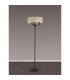 Banyan 3 Light Switched Floor Lamp With 45cm x 15cm Organza Shade Matt Black/Cream-11