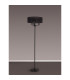 Banyan 3 Light Switched Floor Lamp With 45cm x 15cm Organza Shade Matt Black/Black-11