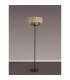 Banyan 3 Light Switched Floor Lamp With 45cm x 15cm Organza Shade Matt Black/Soft Bronze-11