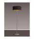 Banyan 3 Light Switched Floor Lamp With 50cm x 20cm Faux Silk Shade Black/Green Olive Polished Nickel/Midnight Black-2