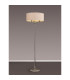 Banyan 3 Light Switched Floor Lamp With 50cm x 20cm Dual Faux Silk Shade Nude Beige/Moonlight Polished Nickel-2