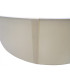 Banyan 3 Light Switched Floor Lamp With 50cm x 20cm Faux Silk Shade Ivory Pearl/White Laminate Polished Nickel-9
