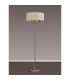 Banyan 3 Light Switched Floor Lamp With 50cm x 20cm Faux Silk Shade Ivory Pearl/White Laminate Polished Nickel-11
