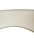 Banyan 3 Light Switched Floor Lamp With 50cm x 20cm Dual Faux Silk Shade Nude Beige/Moonlight Polished Nickel-10