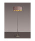 Banyan 3 Light Switched Floor Lamp With 50cm x 20cm Dual Faux Silk Shade Taupe/Halo Gold Polished Nickel-2