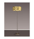 Banyan 3 Light Switched Floor Lamp With 50cm x 20cm Gold Leaf With White Lining Shade Polished Nickel/Gold Leaf-2