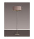 Banyan 3 Light Switched Floor Lamp With 50cm x 20cm Dual Faux Silk Shade Taupe/Halo Gold Polished Nickel-11
