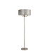 Banyan 3 Light Switched Floor Lamp With 50cm x 20cm Silver Leaf With White Lining Shade Polished Nickel/Silver Leaf-4