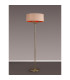 Banyan 3 Light Switched Floor Lamp With 50cm x 20cm Dual Faux Silk Shade Antique Gold/Ruby Antique Brass-2