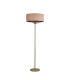 Banyan 3 Light Switched Floor Lamp With 50cm x 20cm Dual Faux Silk Shade Antique Gold/Ruby Antique Brass-4