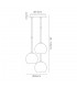 Ceiling Cluster Pendant 3 Light Cluster G9 Polished Chrome, Chrome Plated Glass - 3