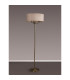 Banyan 3 Light Switched Floor Lamp With 50cm x 20cm Dual Faux Silk Shade Nude Beige/Moonlight Antique Brass-11