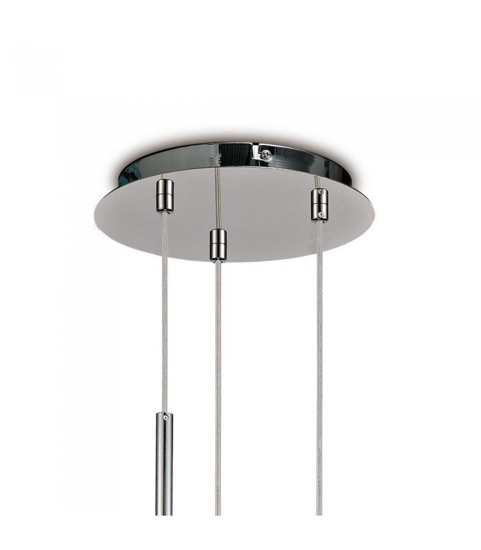 Ceiling Cluster Pendant 3 Light Cluster G9 Polished Chrome, Chrome Plated Glass - 5