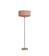 Banyan 3 Light Switched Floor Lamp With 50cm x 20cm Dual Faux Silk Shade Antique Gold/Ruby Satin Nickel/Antique Gold-1