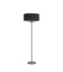 Banyan 3 Light Switched Floor Lamp With 50cm x 20cm Dual Faux Silk Shade Black/Green Olive Satin Nickel/Midnight Black-4