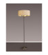 Banyan 3 Light Switched Floor Lamp With 50cm x 20cm Faux Silk Shade Ivory Pearl/White Laminate Satin Nickel-2