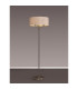 Banyan 3 Light Switched Floor Lamp With 50cm x 20cm Dual Faux Silk Shade Nude Beige/Moonlight Satin Nickel-2