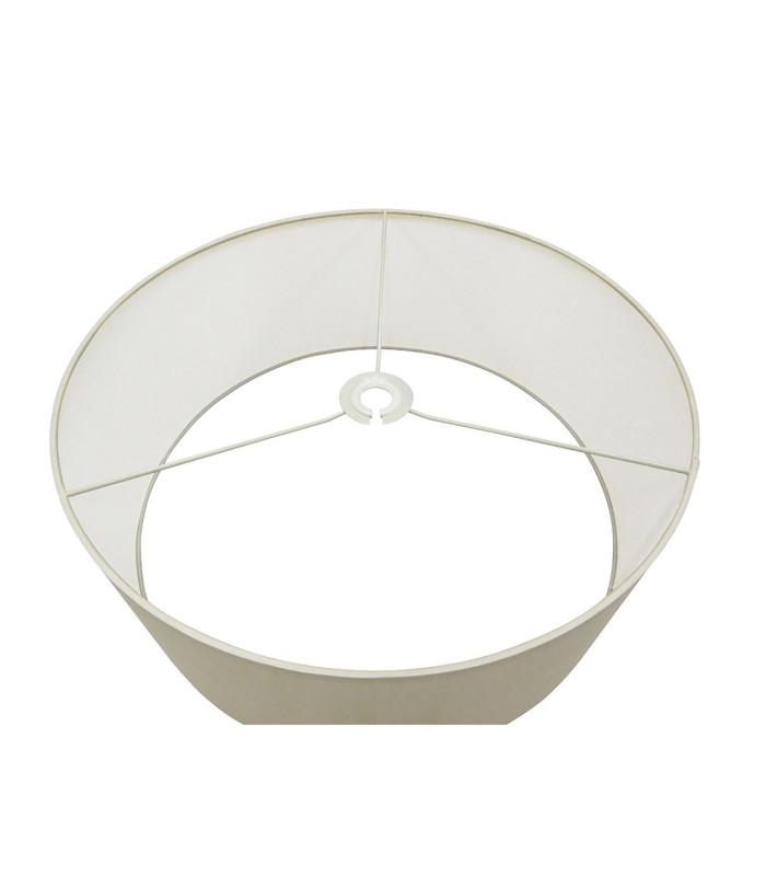 Banyan 3 Light Switched Floor Lamp With 50cm x 20cm Faux Silk Shade Ivory Pearl/White Laminate Satin Nickel-8