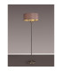 Banyan 3 Light Switched Floor Lamp With 50cm x 20cm Dual Faux Silk Shade Taupe/Halo Gold Satin Nickel-2