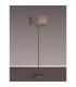 Banyan 3 Light Switched Floor Lamp With 50cm x 20cm Dual Faux Silk Shade Taupe/Halo Gold Satin Nickel-11