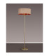 Banyan 3 Light Switched Floor Lamp With 50cm x 20cm Dual Faux Silk Fabric Shade Champagne Gold/Antique Gold-2