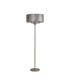 Banyan 3 Light Switched Floor Lamp With 50cm x 20cm Silver Leaf With White Lining Shade Satin Nickel/Silver Leaf-4