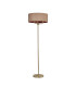 Banyan 3 Light Switched Floor Lamp With 50cm x 20cm Dual Faux Silk Fabric Shade Champagne Gold/Antique Gold-4