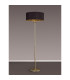 Banyan 3 Light Switched Floor Lamp With 50cm x 20cm Dual Faux Silk Fabric Shade Champagne Gold/Midnight Black-2