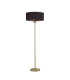 Banyan 3 Light Switched Floor Lamp With 50cm x 20cm Dual Faux Silk Fabric Shade Champagne Gold/Midnight Black-4