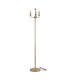 Banyan 3 Light Switched Floor Lamp With 50cm x 20cm Dual Faux Silk Fabric Shade Champagne Gold/Midnight Black-5