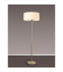 Banyan 3 Light Switched Floor Lamp With 50cm x 20cm Faux Silk Fabric Shade Champagne Gold/Ivory Pearl-2