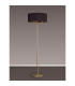 Banyan 3 Light Switched Floor Lamp With 50cm x 20cm Dual Faux Silk Fabric Shade Champagne Gold/Midnight Black-11