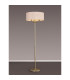 Banyan 3 Light Switched Floor Lamp With 50cm x 20cm Dual Faux Silk Fabric Shade Champagne Gold/Nude Beige-2