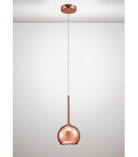 Dome Ceiling Pendant G9 Bronze, Bronze Glass - 2