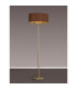 Banyan 3 Light Switched Floor Lamp With 50cm x 20cm Dual Faux Silk Fabric Shade Champagne Gold/Raw Cocoa-2