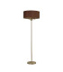 Banyan 3 Light Switched Floor Lamp With 50cm x 20cm Dual Faux Silk Fabric Shade Champagne Gold/Raw Cocoa-4