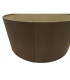 Banyan 3 Light Switched Floor Lamp With 50cm x 20cm Dual Faux Silk Fabric Shade Champagne Gold/Raw Cocoa-9