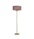 Banyan 3 Light Switched Floor Lamp With 50cm x 20cm Dual Faux Silk Fabric Shade Champagne Gold/Taupe-4