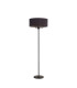 Banyan 3 Light Switched Floor Lamp With 50cm x 20cm Dual Faux Silk Fabric Shade Matt Black/Midnight Black-4