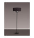 Banyan 3 Light Switched Floor Lamp With 50cm x 20cm Faux Silk Fabric Shade Matt Black/Black-11