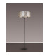 Banyan 3 Light Switched Floor Lamp With 50cm x 20cm Silver Leaf Shade Matt Black/Silver Leaf-2