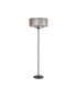 Banyan 3 Light Switched Floor Lamp With 50cm x 20cm Silver Leaf Shade Matt Black/Silver Leaf-4