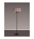 Banyan 3 Light Switched Floor Lamp With 50cm x 20cm Dual Faux Silk Fabric Shade Matt Black/Taupe-11